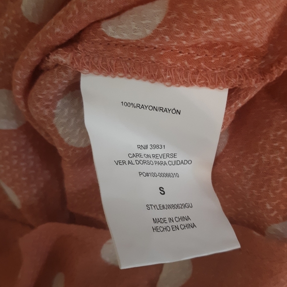 Jolt polka dot ruffle crop top small *C7 - Picture 6 of 6